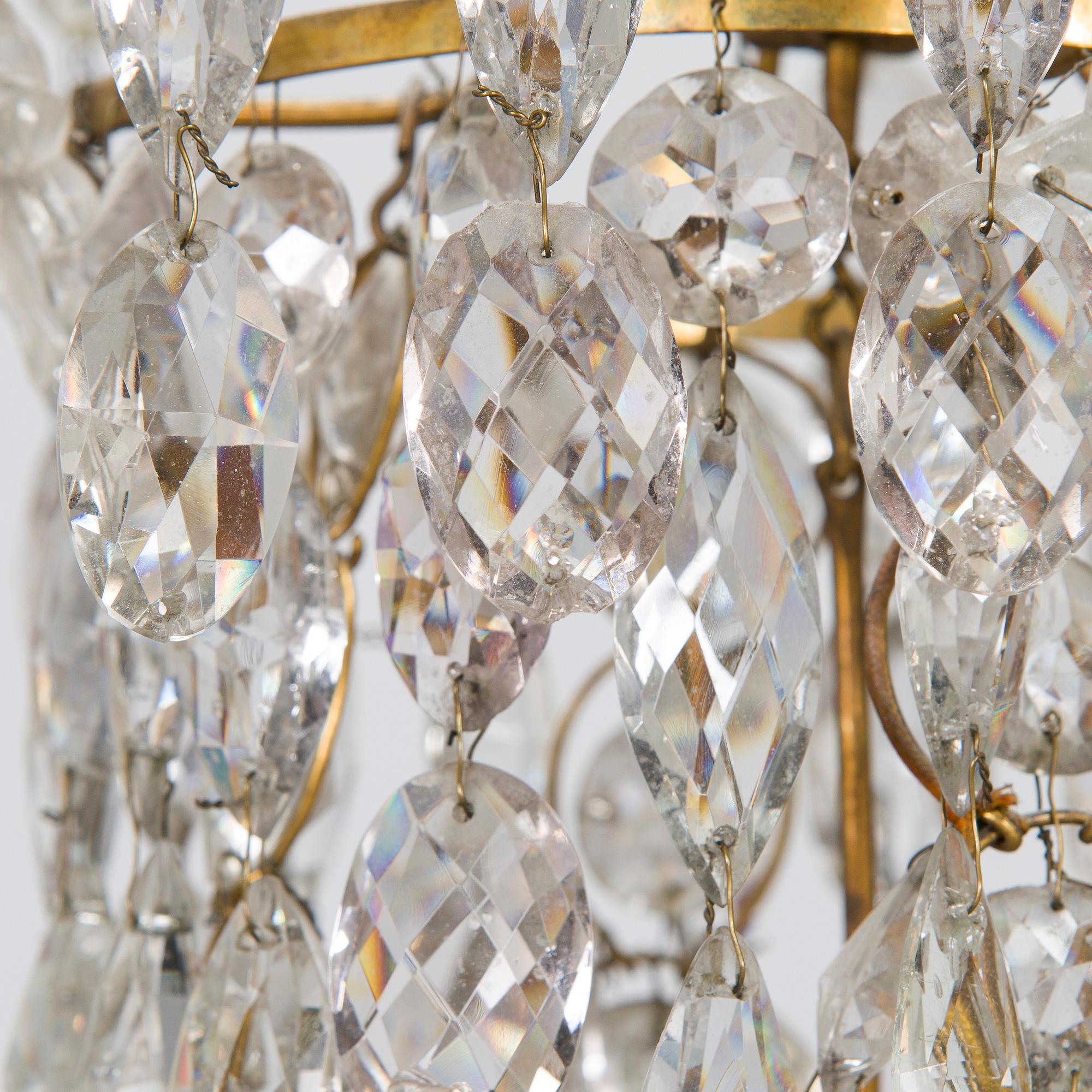 Takkrona, gustaviansk stil, 1800-tal.