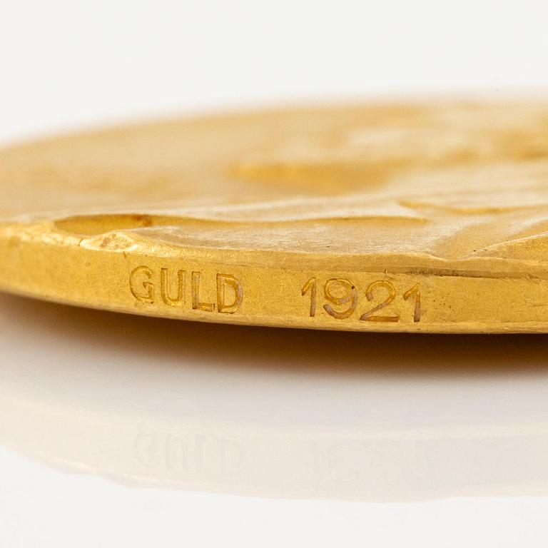 Otto Nordenskjöld's Nobel Committee medal, Royal Swedish Academy of Sciences, 1921.