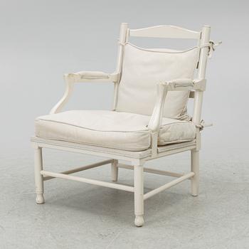 Armchair, Gustavian style, Gripsholm model, late 20th century.
