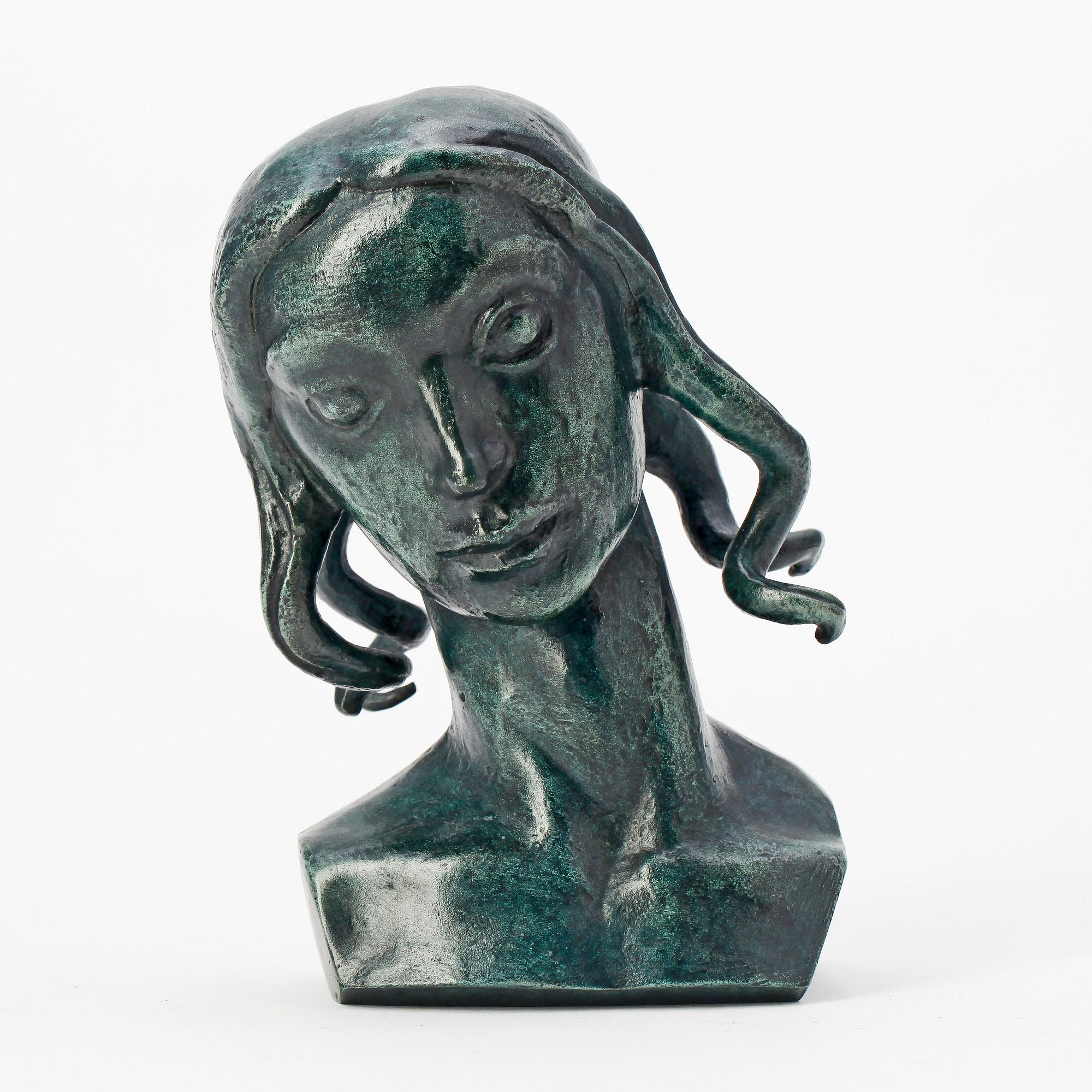 SKULPTUR, efter Carl Milles, brons, 2000-tal.