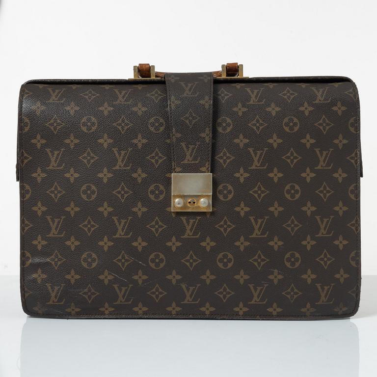 Louis Vuitton, briefcase, "Serviette Fermoir", vintage.