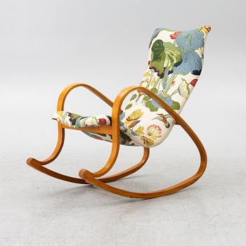 Yngve Håkansson, rocking chair, Väsby Möbel-& Inredningsfabrik, 1940s.