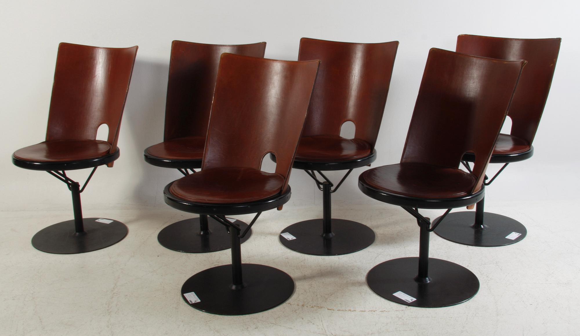 STOLAR, 6 st. "Oblado". Design Börge Lindau, Blå Station, Åhus.