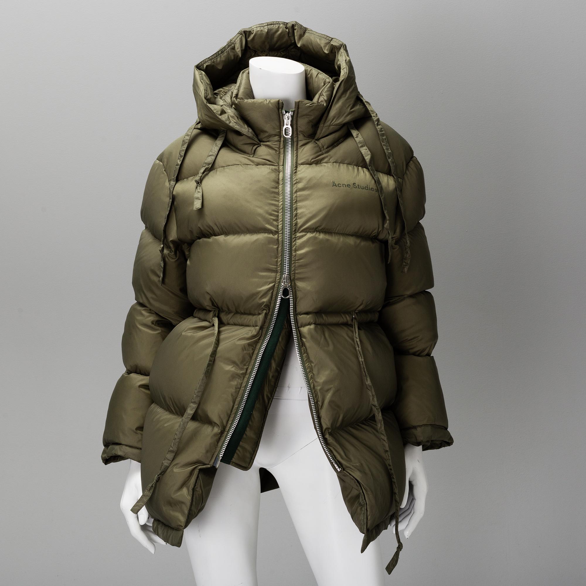 ACNE STUDIOS, dunjacka, höstkollektion 2018, modell oversize svensk storlek 34.