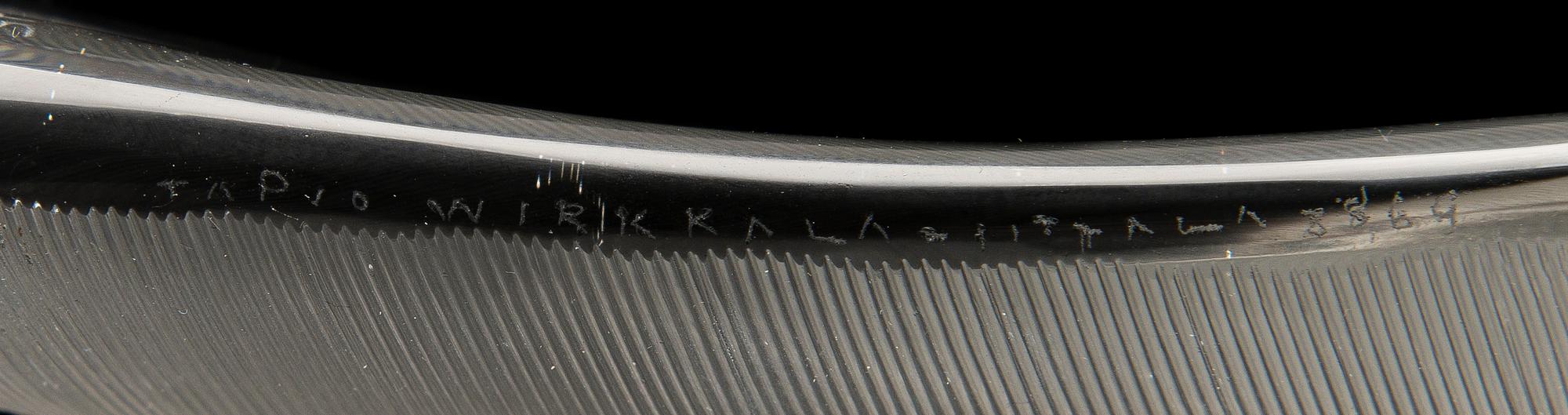 Tapio Wirkkala, A '3869' art object signed Tapio Wirkkala, Iittala 3869.