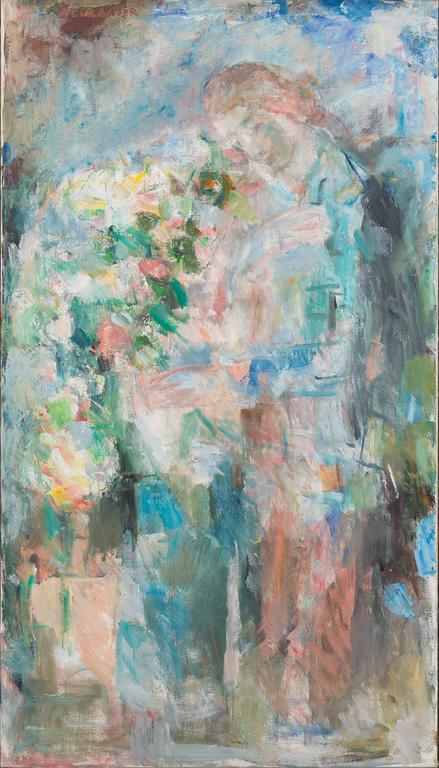 Anitra Lucander, Woman with flowers.