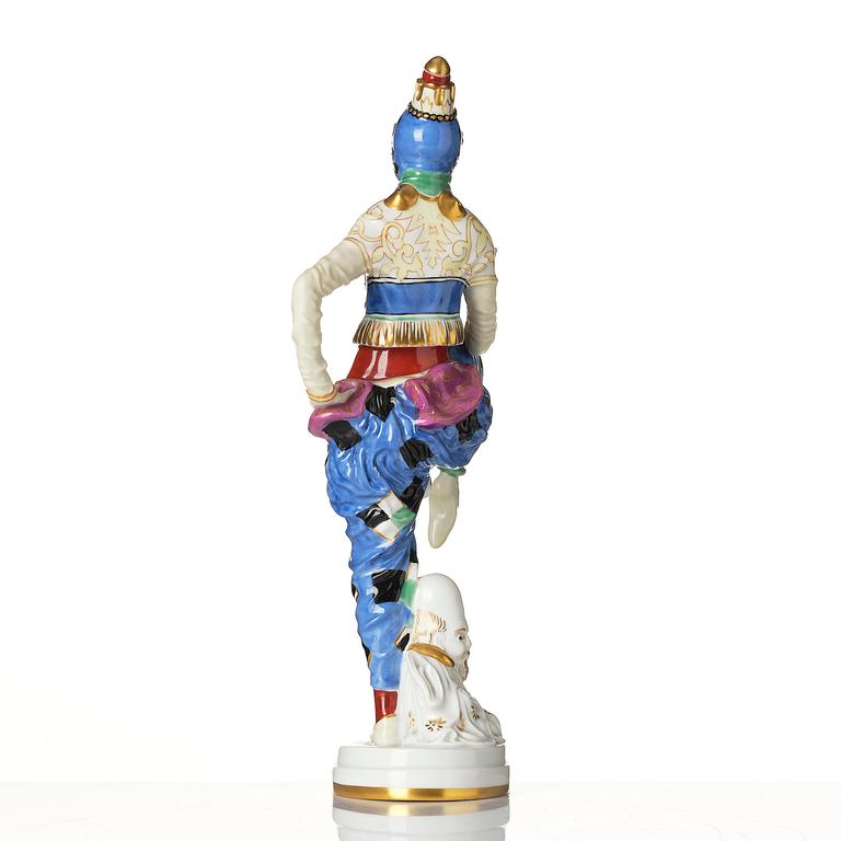 Constantin Holzer-Defanti, figurin, ”Koreanischer Tanz”, porslin, Rosenthal, Tyskland 1920-tal (sannolikt 1924).