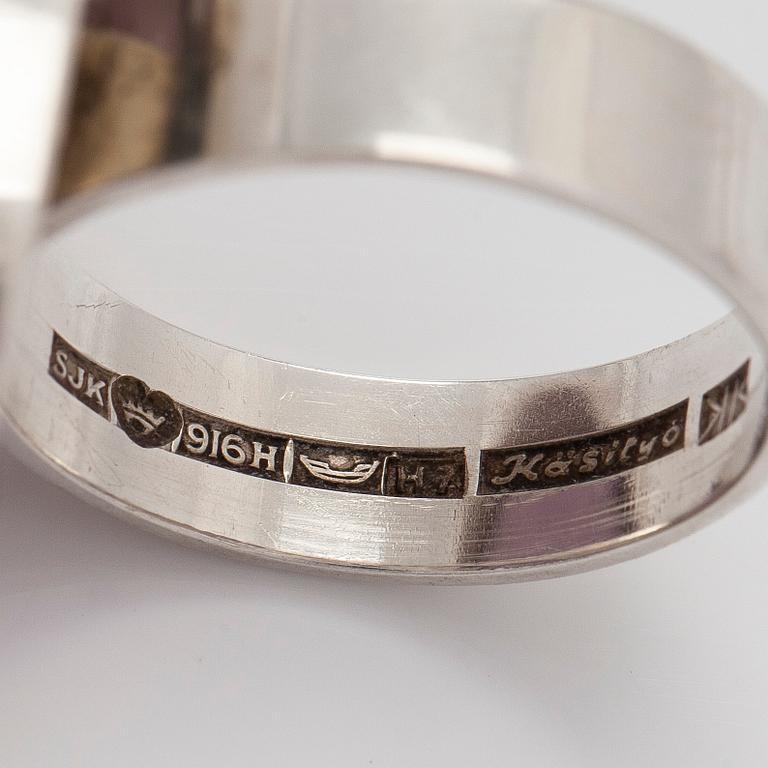 A silver ring with amethyst, Kaunis Koru, Helsinki 1961.