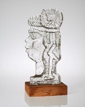 EDVIN ÖHRSTRÖM, skulptur, Orrefors 1950-tal.