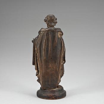 KYRKOSKULPTUR, trä, troligen nordeuropa och 1600/1700-tal.