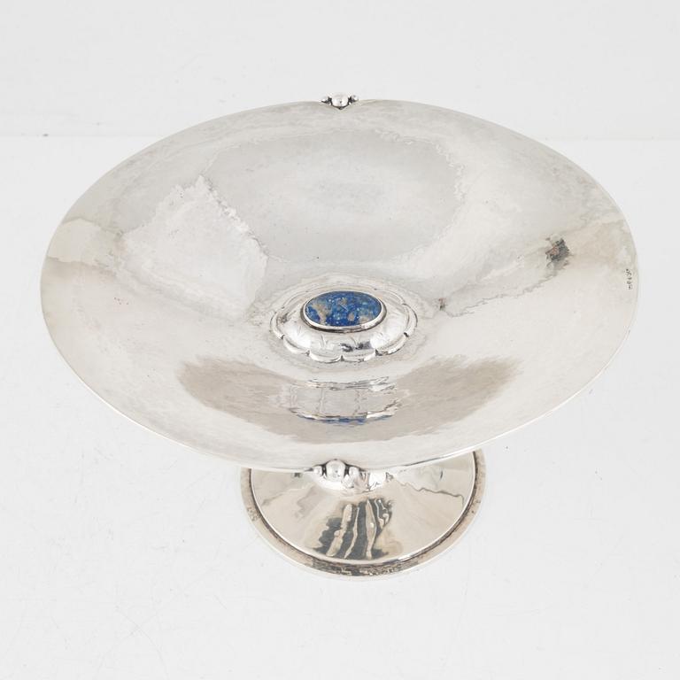 A Danish Silver Bowl, bearing Swedish import marks of Claes E Andren, Gothenburg 1920.