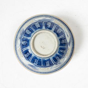 Skål, 'Hatcher cargo', porslin, Kina, Transition, 1600-tal.