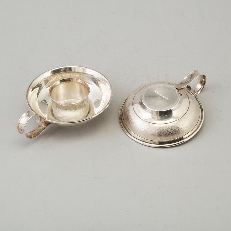 A pair of silver candles holders by Alton, Falköping, 1981.