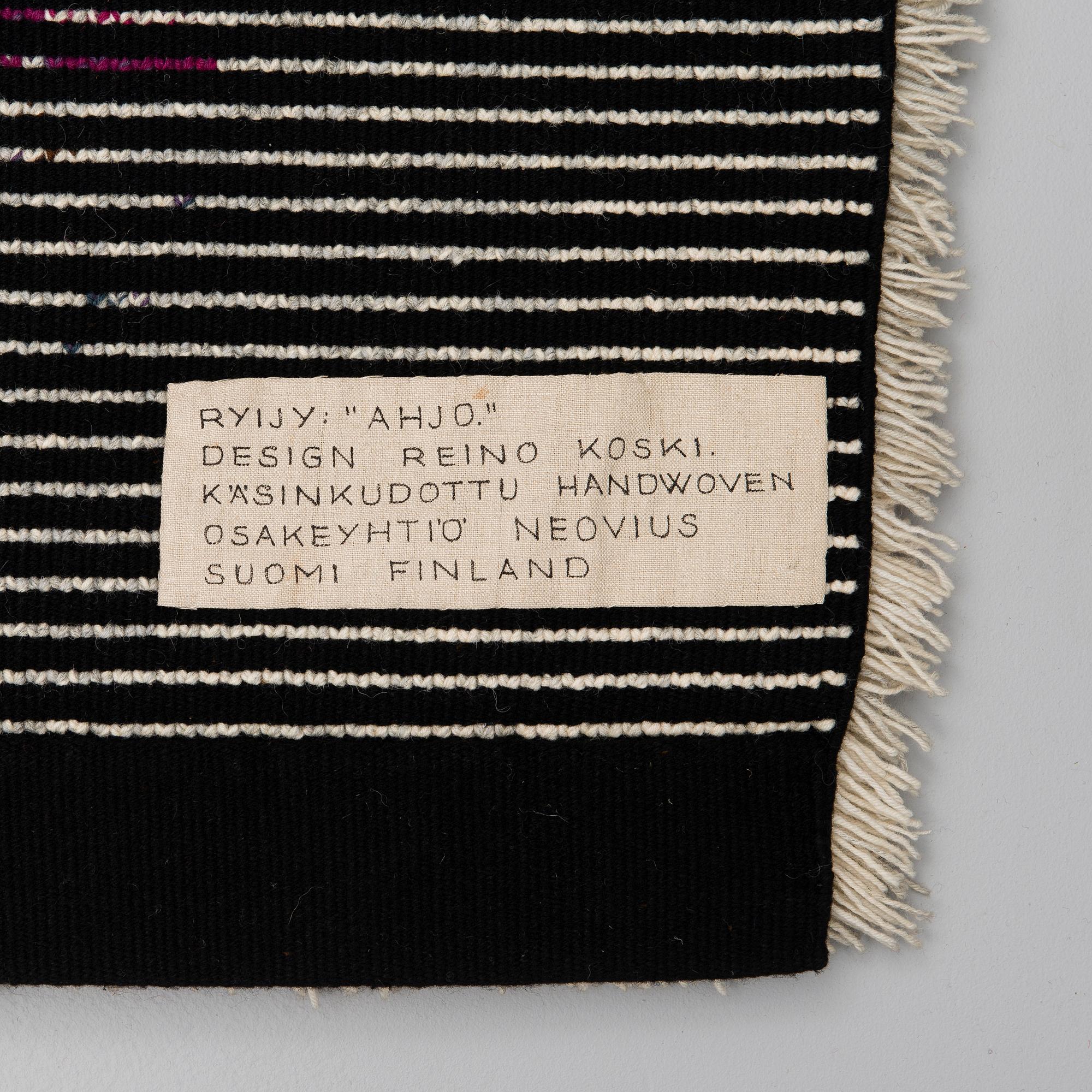 REINO KOSKI, RYA. 150x128 cm. Formgiven 1959.