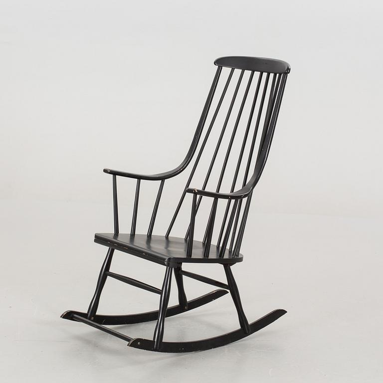 A ROCKING CHAIR BY LENA LARSSON "BOHEM" NESTO NÄSSJÖ, SECOND HALF OF 20TH CENTURY.
