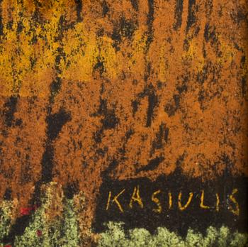 VYTAUTAS KASIULIS, pastell, sign.