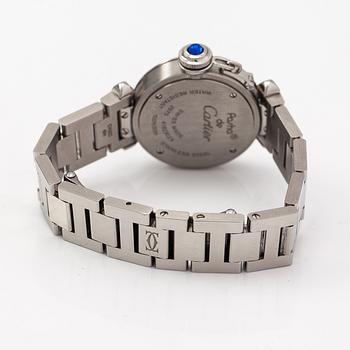 Cartier, Pasha, wristwatch, 27 mm.