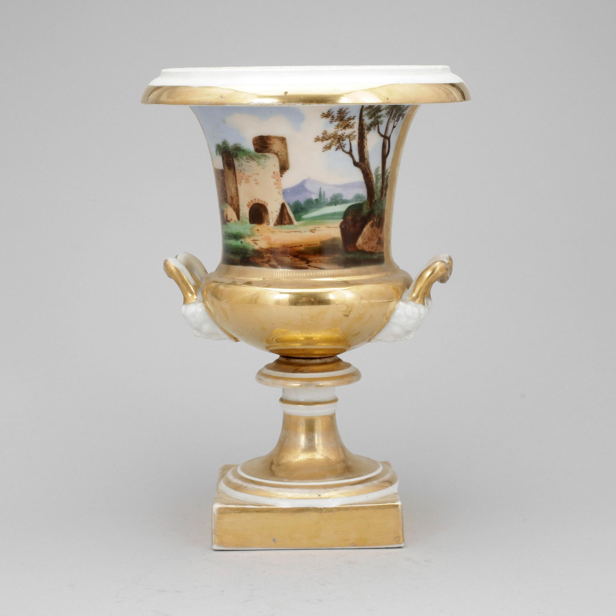 URNA, porslin, empire, 1800-talets första hälft.