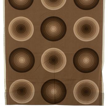 GARDINLÄNGDER, 4 st, bomullskretong, Verner Panton för Mira-X. 1970-tal.