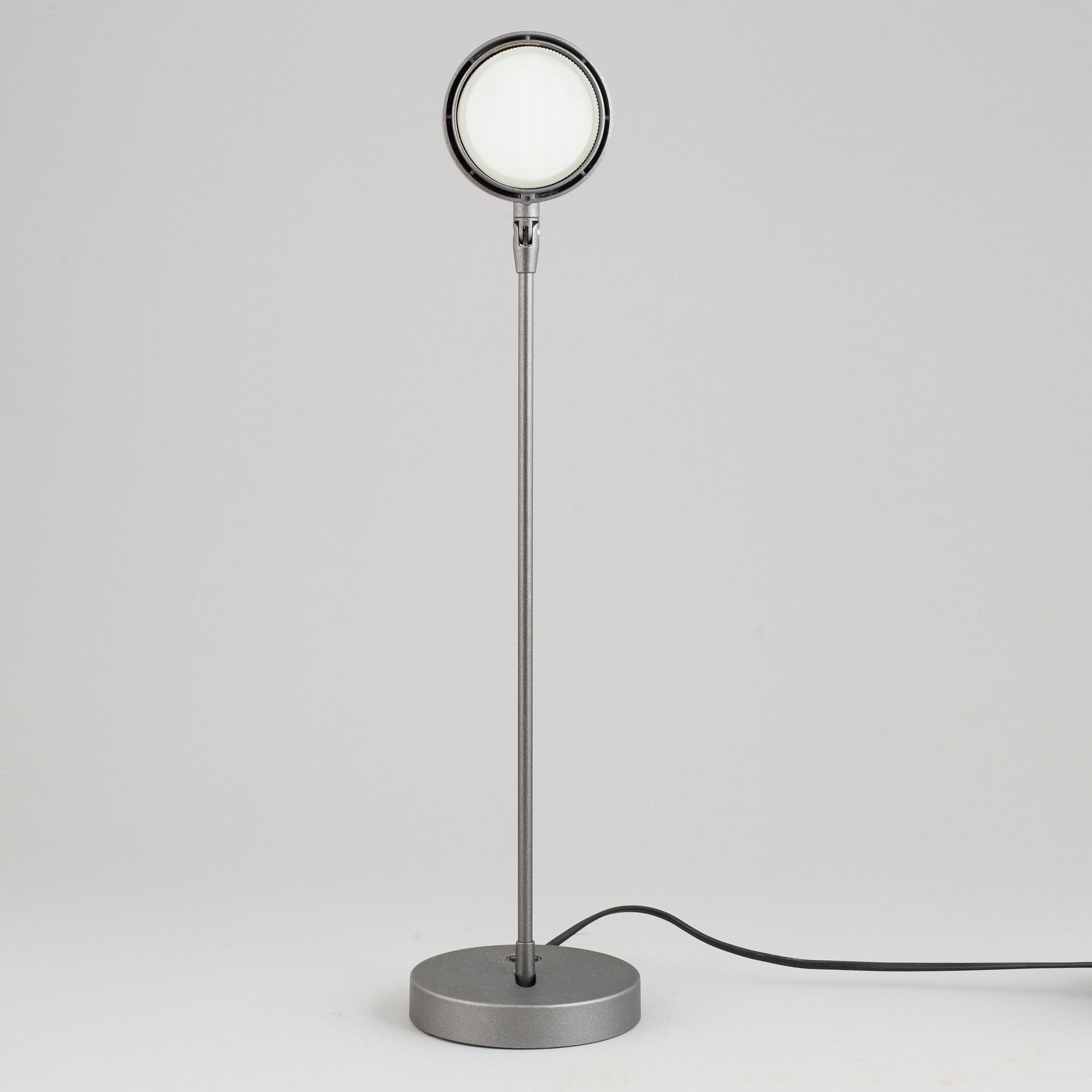 A 'Kaio Fluo' table lamp by Ernesto Gismondi for Artemide.