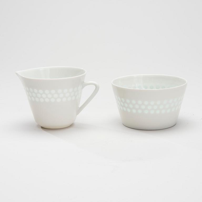 FRIEDL HOLZER-KJELLBERG, TEA SET 31 PIECES. Helmi. Sign. F.H.Kj, Arabia made in Finland.