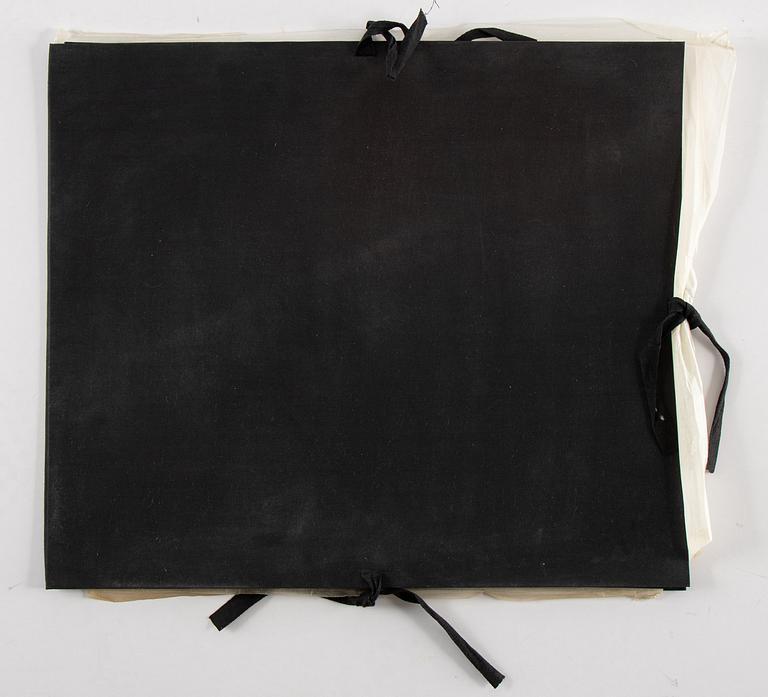 Joe Tilson, färgserigrafier och résin, 5 st, 1968, signerade 7/40.