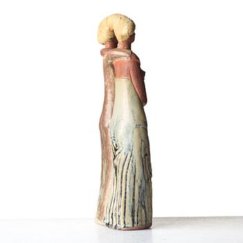Stig Lindberg, skulptur, "Systrarna", Gustavsbergs studio 1940-tal.