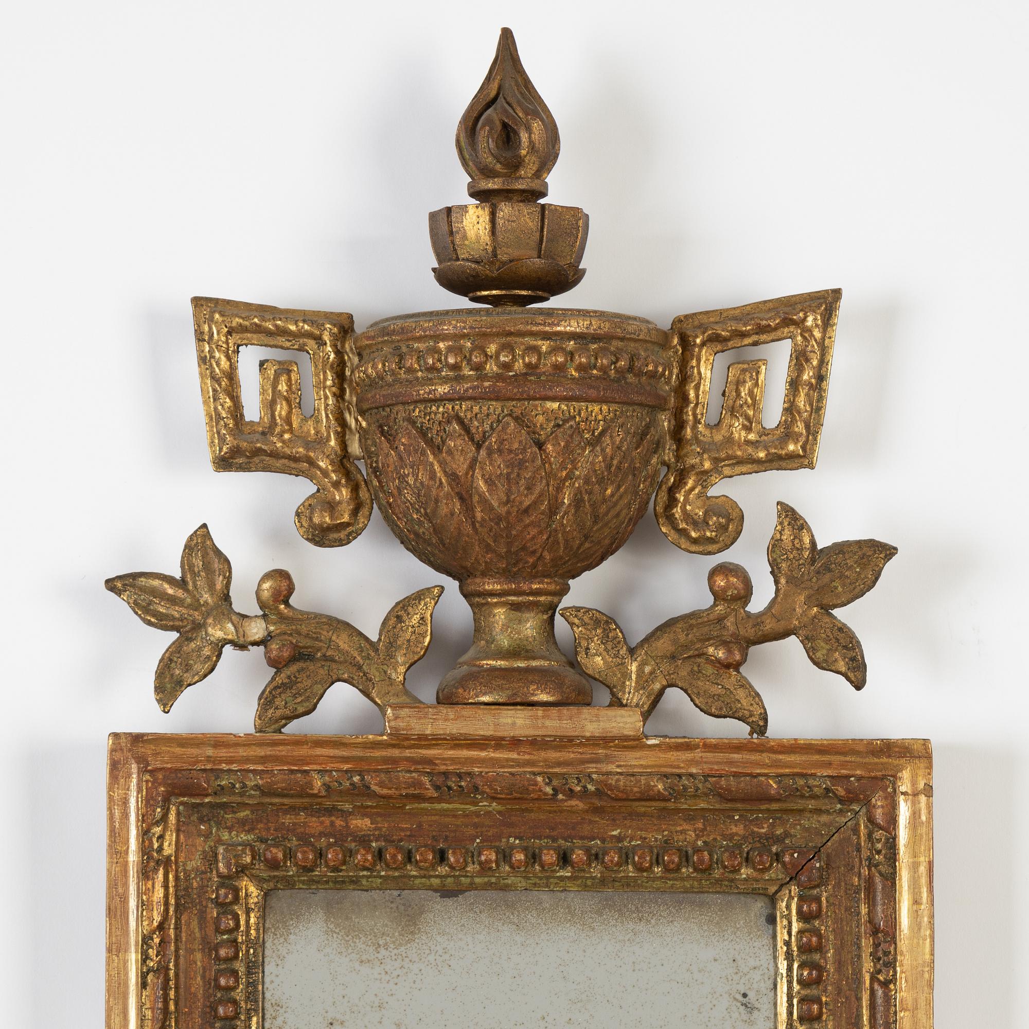 Spegel, gustaviansk, 1700-talets andra hälft.