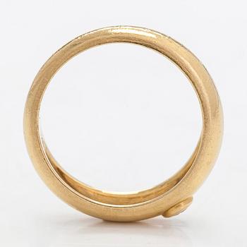 Cartier, ring, 18K gold with a brilliant-cut diamond approx. 0.07 ct.