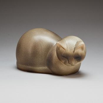 FIGURIN, stengods. Lisa Larson, K-studion, Gustavsberg. Bär datering -97.