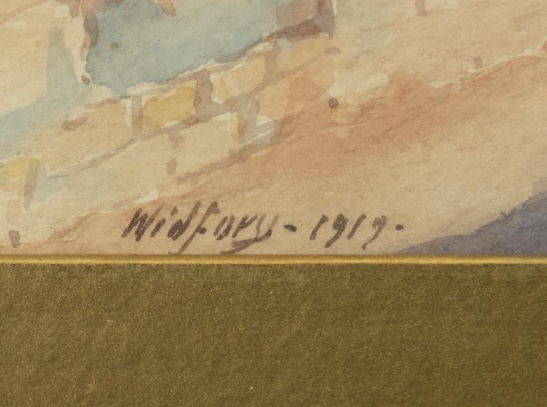 Gunnar Widforss, From Tunis.