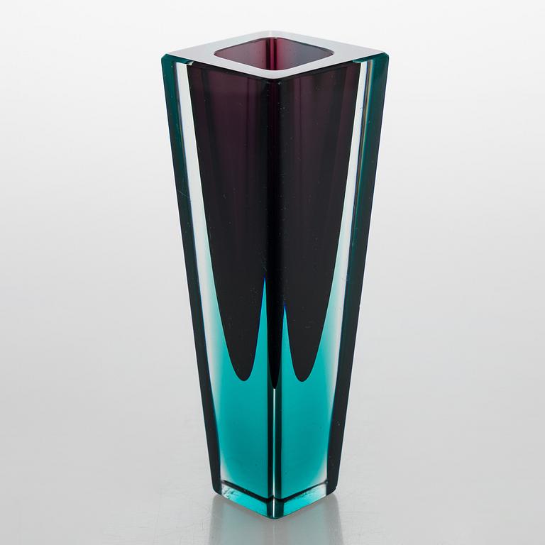 Kaj Franck, a 'Prisma' vase, signed K. Franck, Nuutajärvi Notsjö -59.