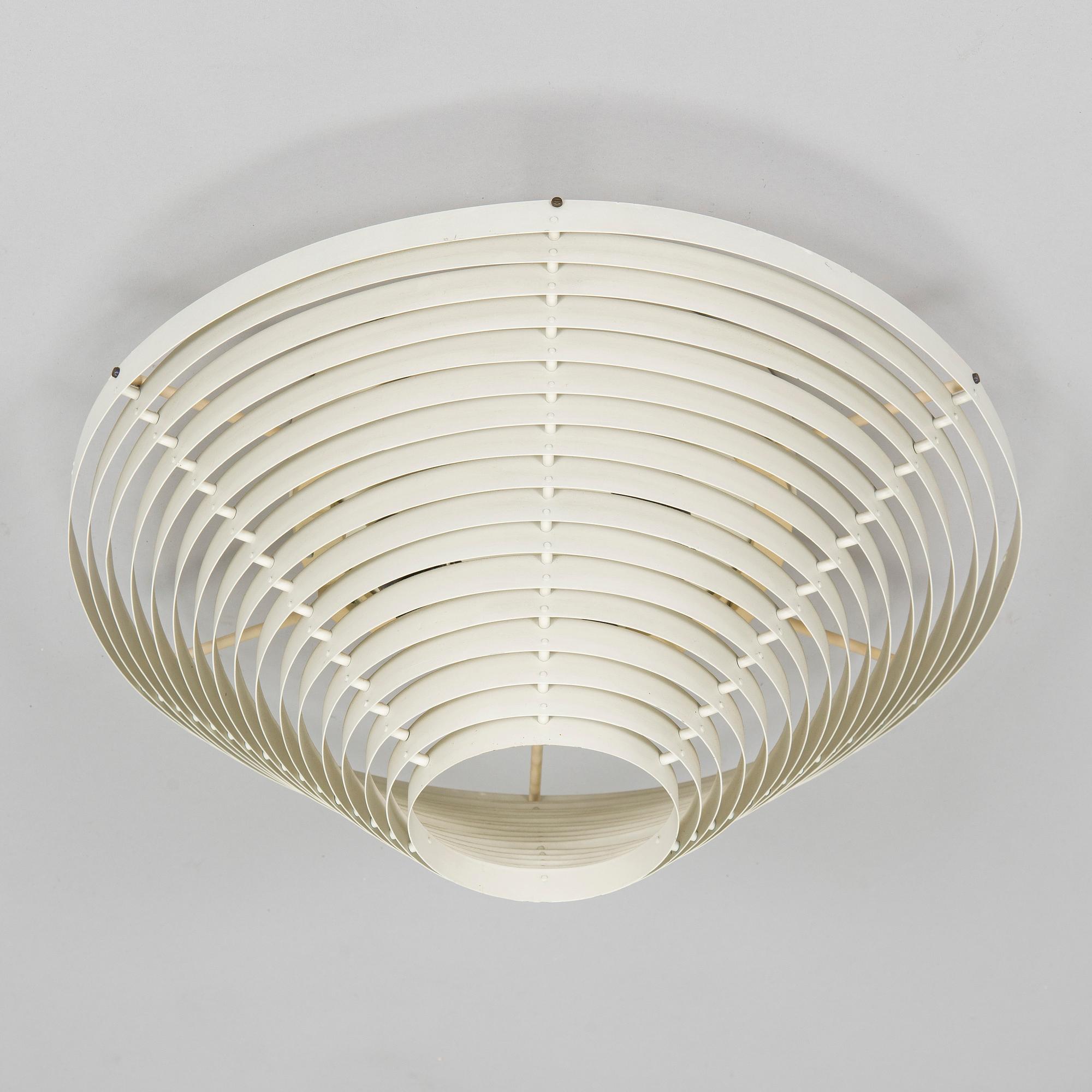 Alvar Aalto, kattovalaisin, malli A622B. Valaistustyö.
