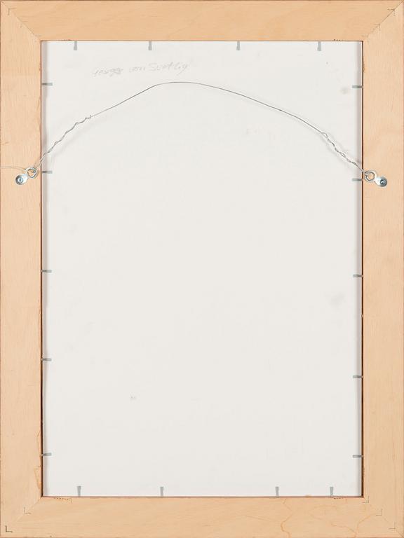 Georges von Swetlik, Färgstudie till ett kvinnoporträtt.