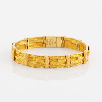 Björn Weckström, 18K gold "Kaskad"  bracelet.