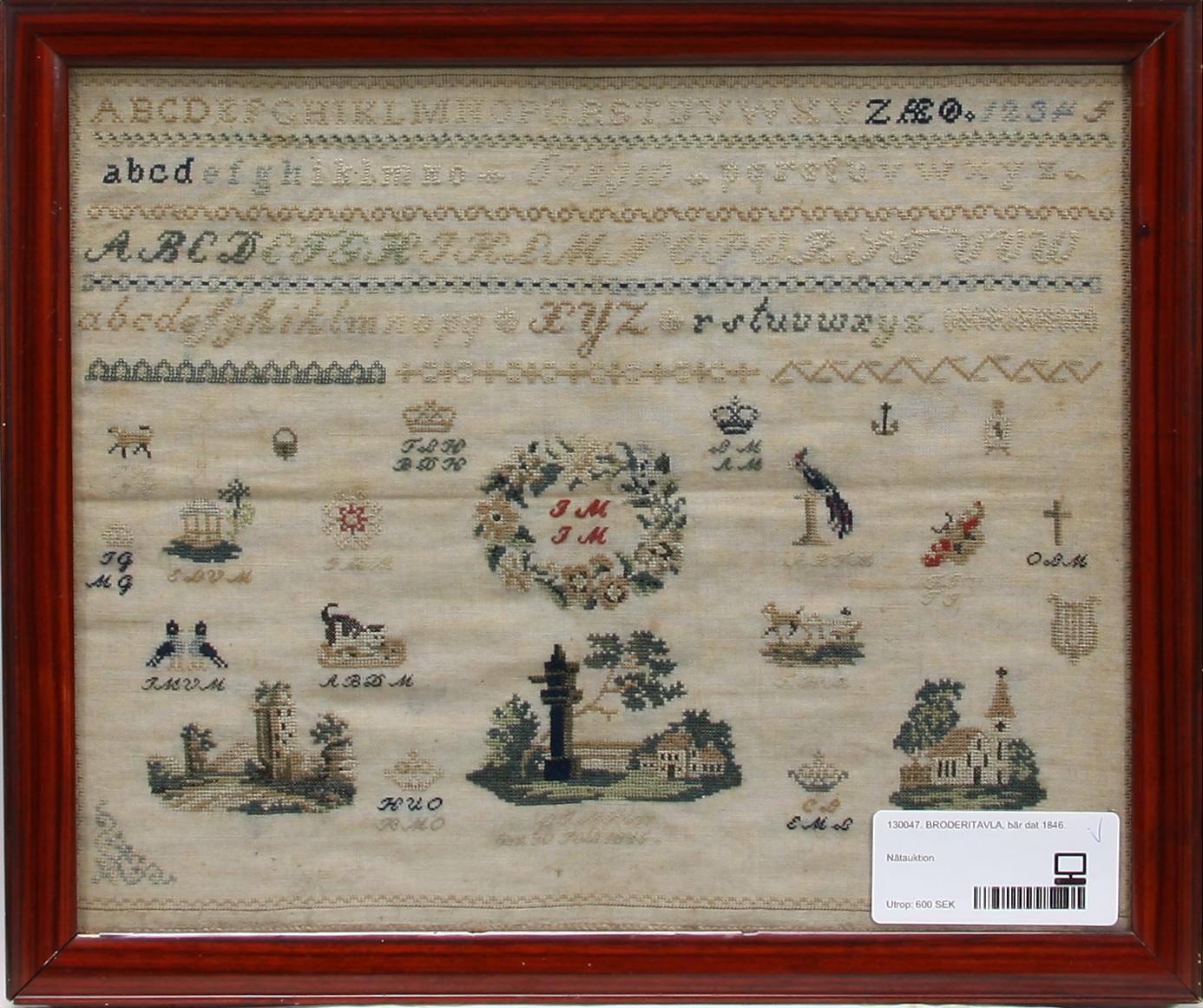 BRODERAD TAVLA, bär dat 1846.
