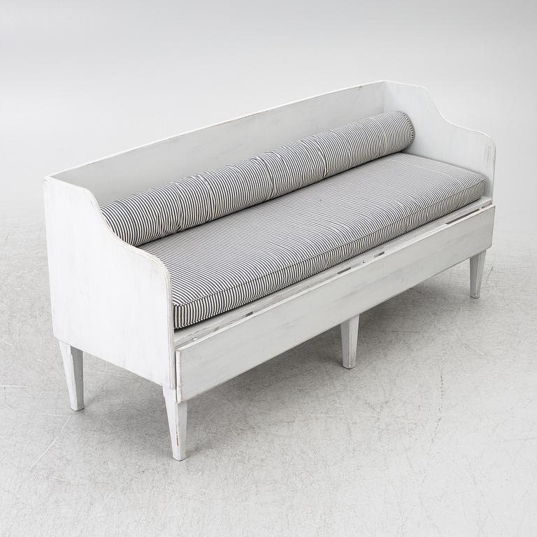 Sofa bed, Gustavian style, designed by Ingela Westergaard.