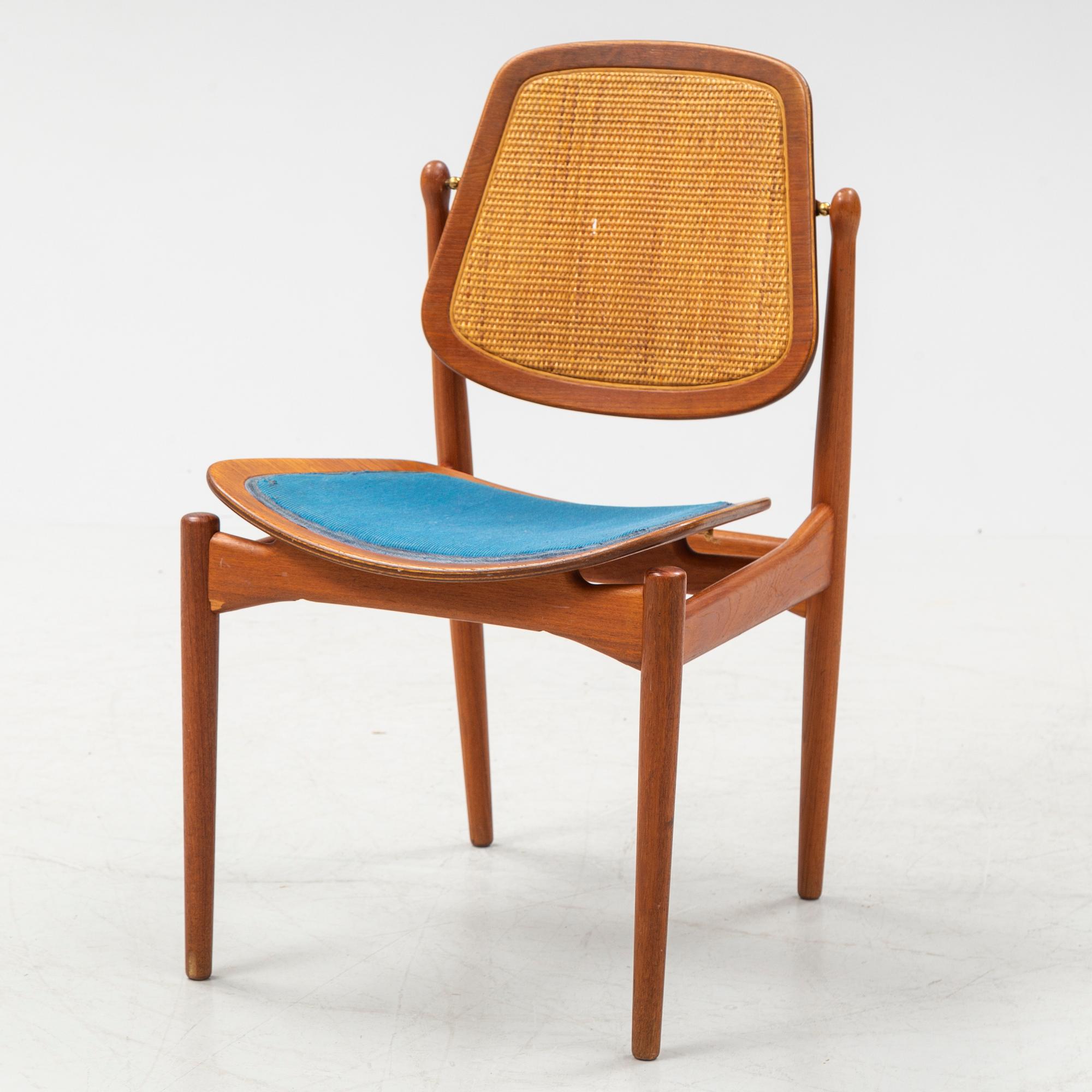 Arne Vodder, stol, France & Daverkosen, 1900-talets mitt.