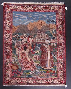 MATTA, orientalisk, Figural, 177 x 132.