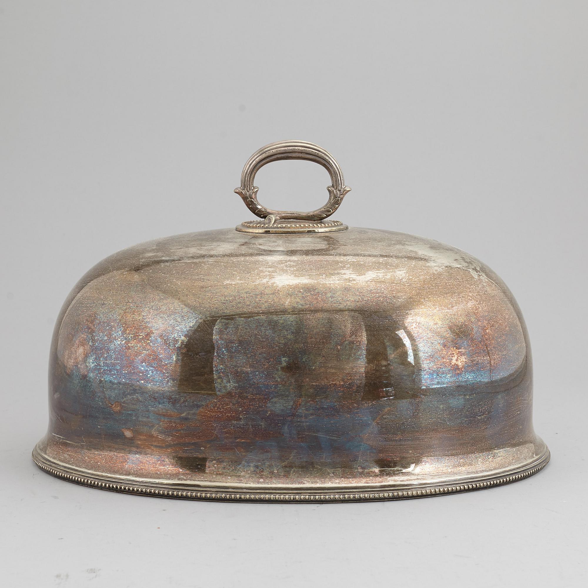 A silver plated hood, 20th Century.