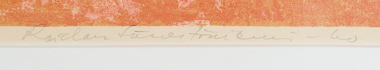 Reidar Särestöniemi, Renar.