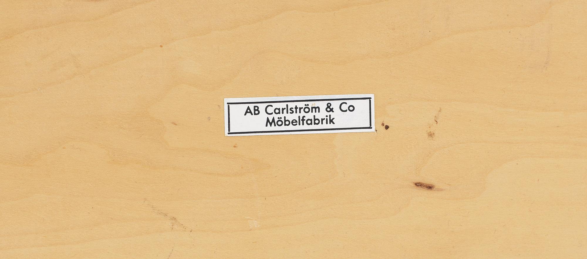 SÄNGBORD, ett par, AB Carlströms & CO Möbelfabrik, 1950/60-tal.