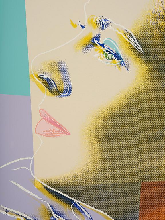 Andy Warhol, "Herself", from: "Three portraits of Ingrid Bergman".