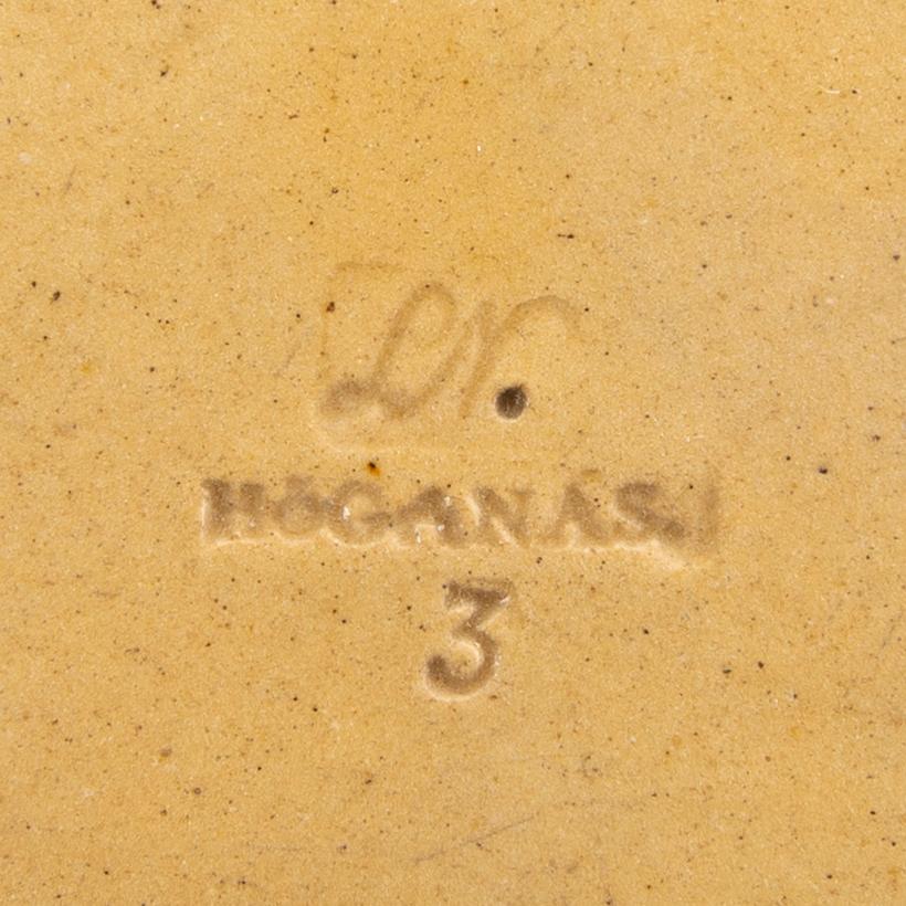 A set of five glazed earthenware moulds from Höganäs around 1900.