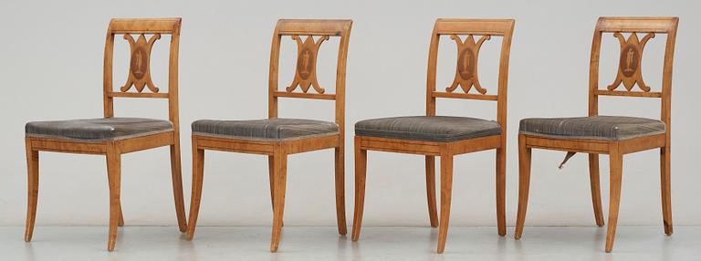 STOLAR, 4 st, senempire, 1800-talets mitt.