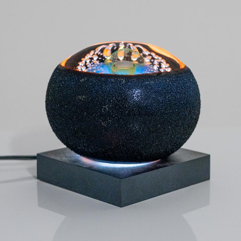 Monica Backström, a glass sculpture, Kosta oda, numbered.