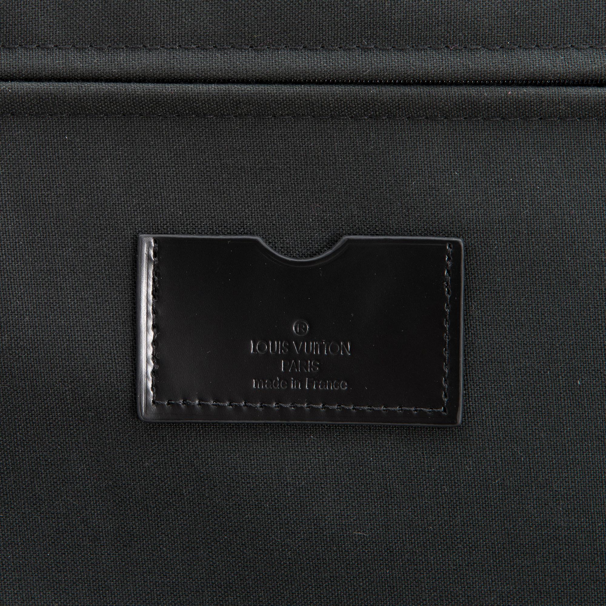 A black Epi Leather Pégase 55 Suitcase.