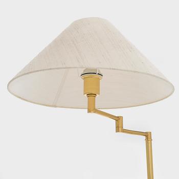 A Swedish late 20th-century brass table lamp.