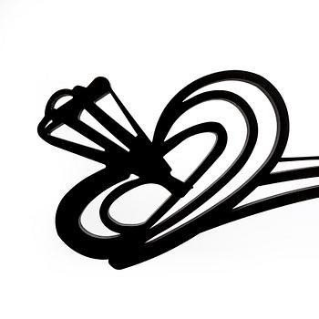 Carl Fredrik Reuterswärd, sculpture painted iron, signed 05, 2/4.