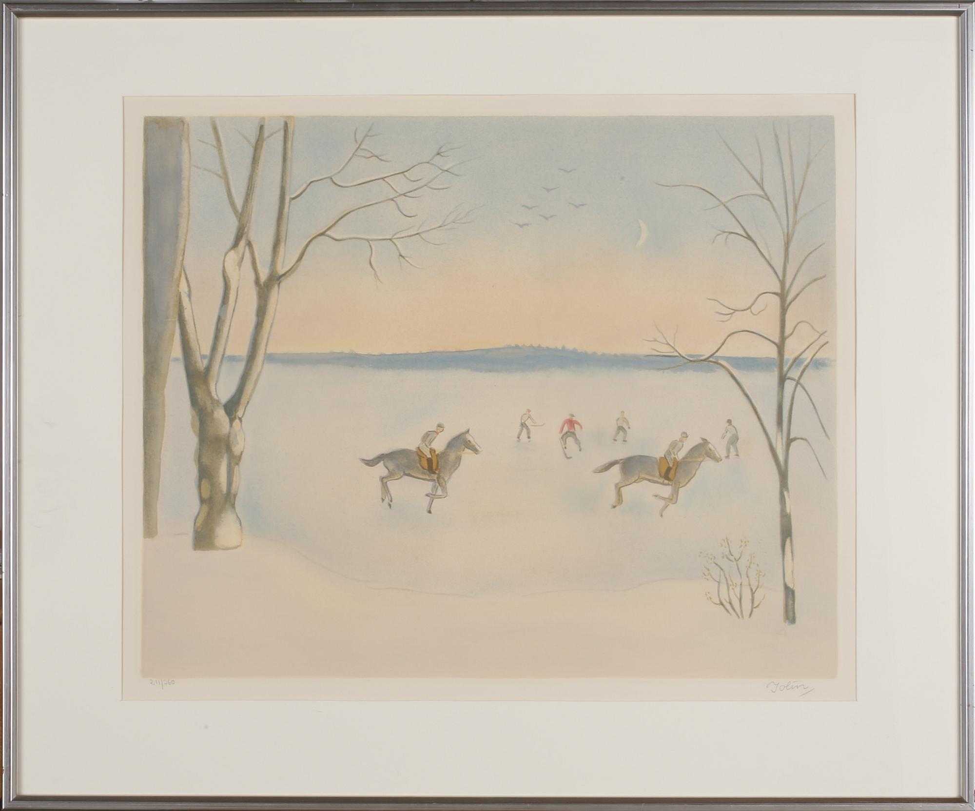 EINAR JOLIN, färglitografi, signerad och numrerad 211/360.